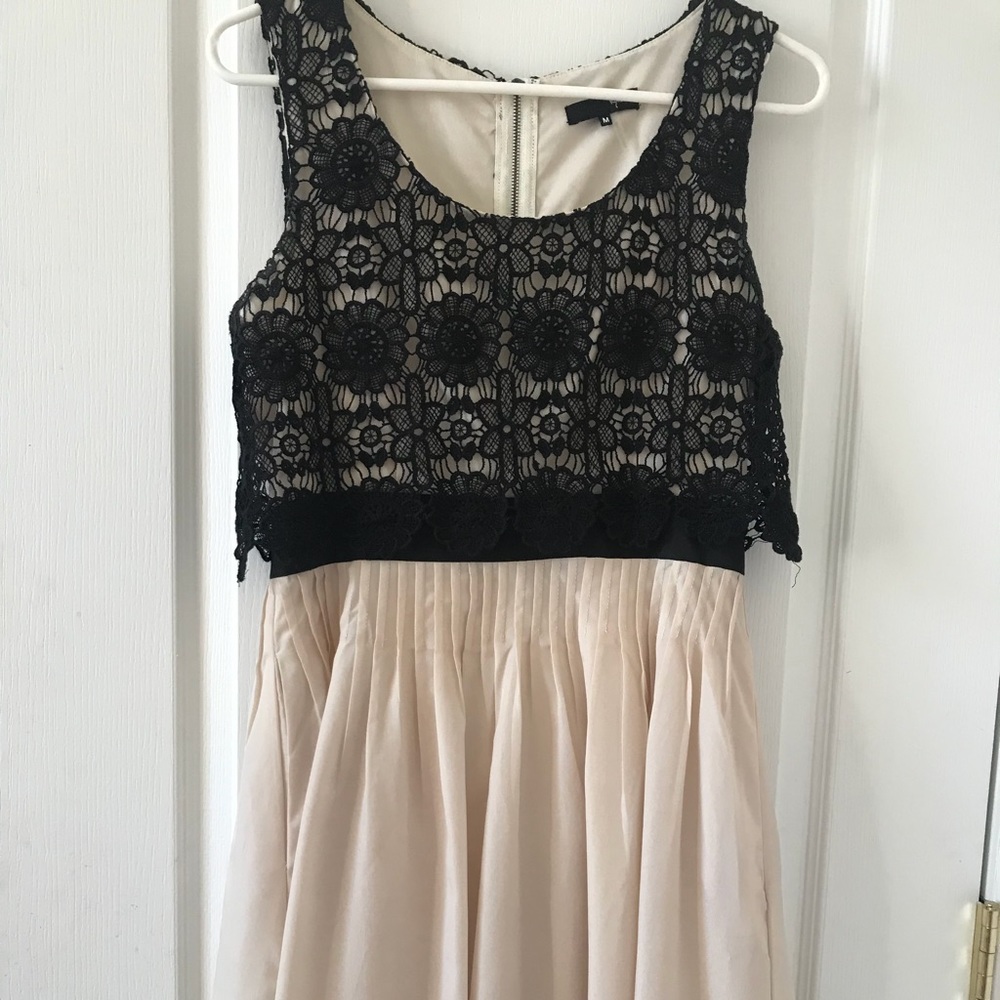 Black and cream dress.  Worn once.